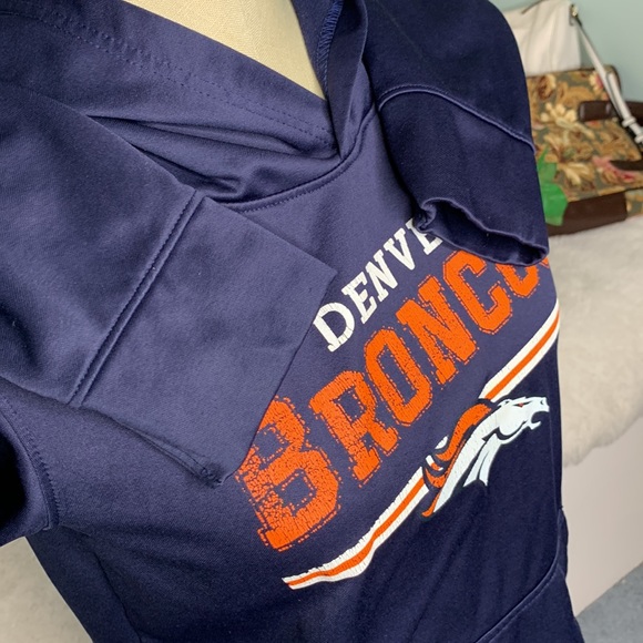 🔥 Youth Denver Broncos Hoodie size Large for boys or girls L(14/16) - Picture 6 of 11